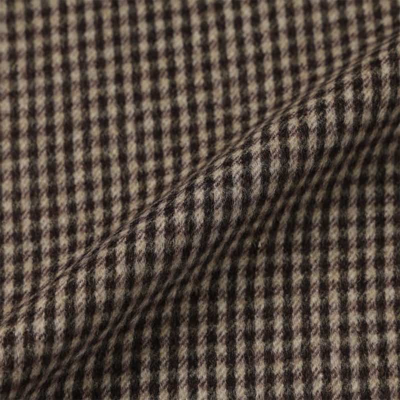 BARNEYS NEW YORK シェファードチェック柄ドライビングジャケット BEIGE