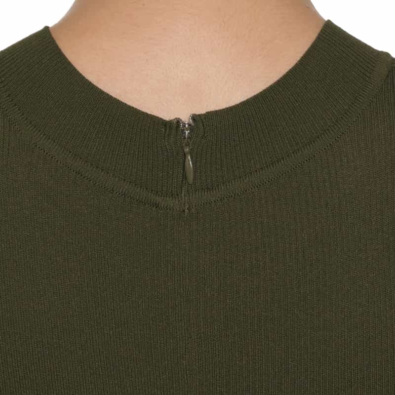 BARNEYS NEW YORK コンビネーション ロングドレス KHAKI