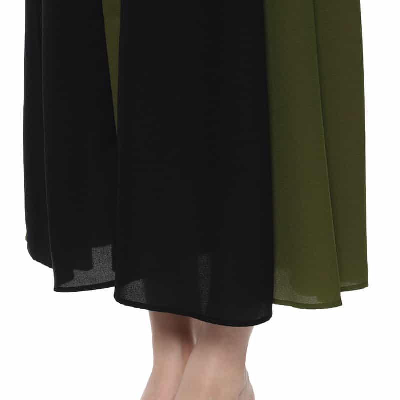 BARNEYS NEW YORK コンビネーション ロングドレス KHAKI