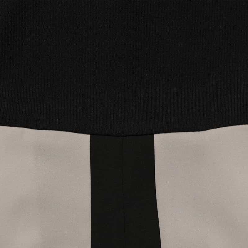 BARNEYS NEW YORK コンビネーション ロングドレス BLACK