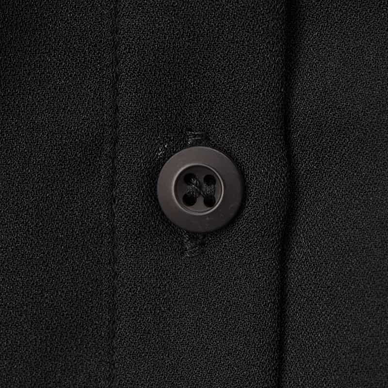 BARNEYS NEW YORK ウォッシャブル レイヤードロングドレス BLACK