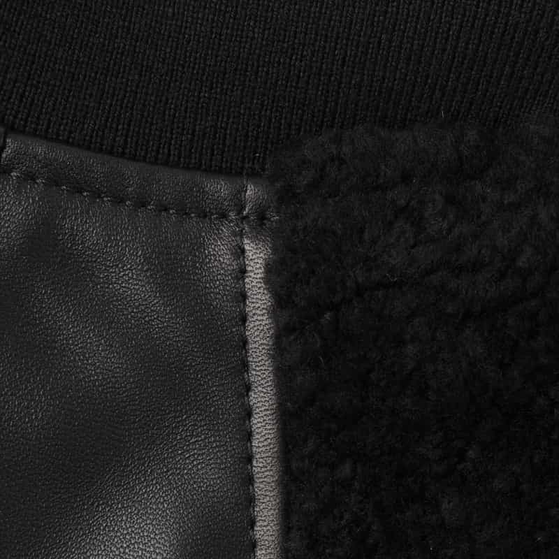 GELLI GELLI<ジェリ> コンビネーションレザージャケット BLACK