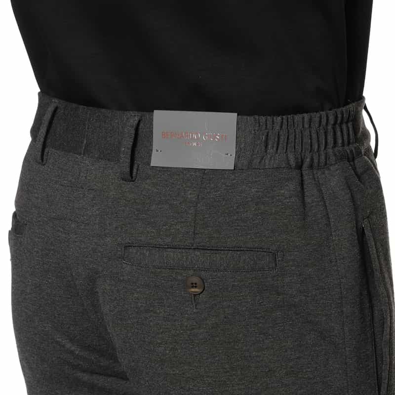 BERNARDO GIUSTI BERNARDO GIUSTI＜ベルナルド ジュスティ＞ バーニーズ　ニューヨーク限定 ストレッチパンツ"SUPERSTRETO" GRAY