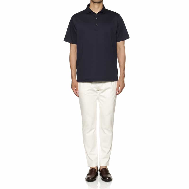 BERNARDO GIUSTI BERNARDO GIUSTI＜ベルナルド ジュスティ＞ バーニーズ　ニューヨーク限定 ストレッチパンツ"SUPERSTRETO" WHITE