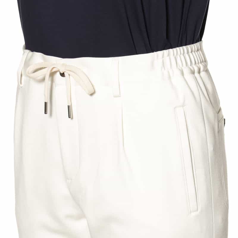 BERNARDO GIUSTI BERNARDO GIUSTI＜ベルナルド ジュスティ＞ バーニーズ　ニューヨーク限定 ストレッチパンツ"SUPERSTRETO" WHITE