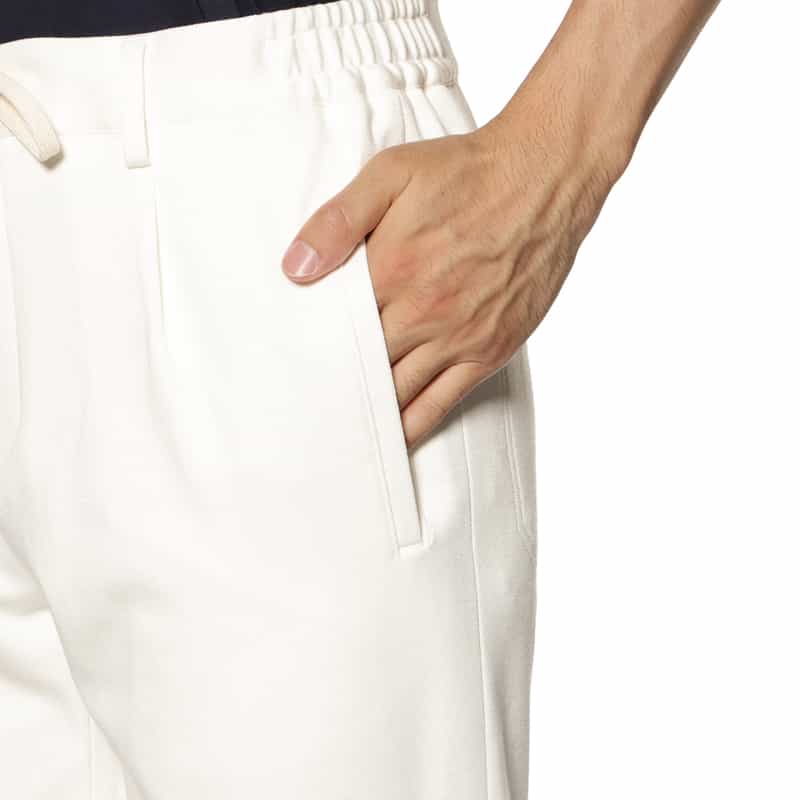 BERNARDO GIUSTI BERNARDO GIUSTI＜ベルナルド ジュスティ＞ バーニーズ　ニューヨーク限定 ストレッチパンツ"SUPERSTRETO" WHITE