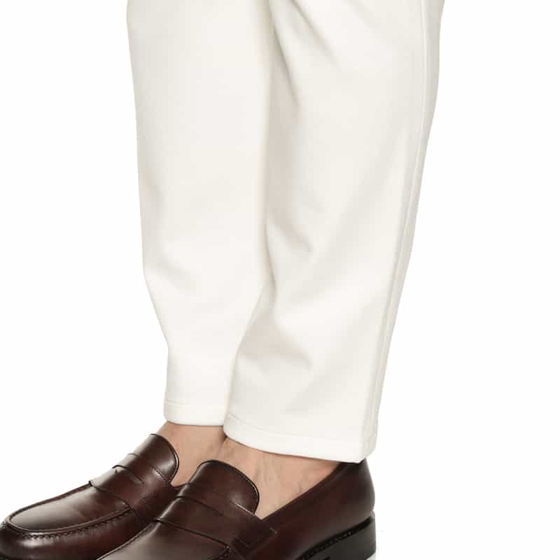 BERNARDO GIUSTI BERNARDO GIUSTI＜ベルナルド ジュスティ＞ バーニーズ　ニューヨーク限定 ストレッチパンツ"SUPERSTRETO" WHITE