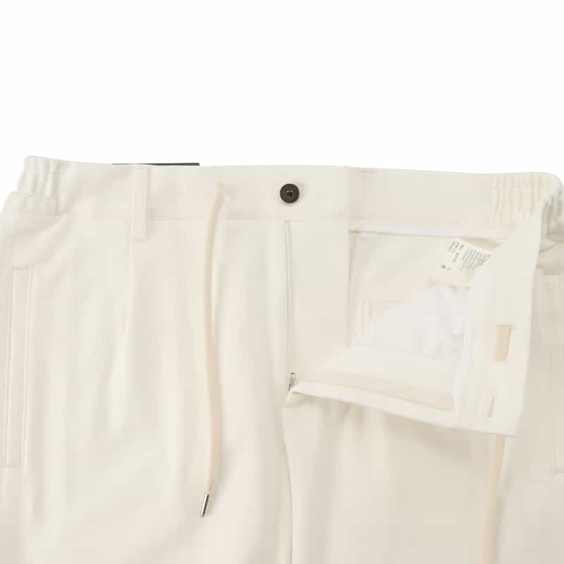 BERNARDO GIUSTI BERNARDO GIUSTI＜ベルナルド ジュスティ＞ バーニーズ　ニューヨーク限定 ストレッチパンツ"SUPERSTRETO" WHITE