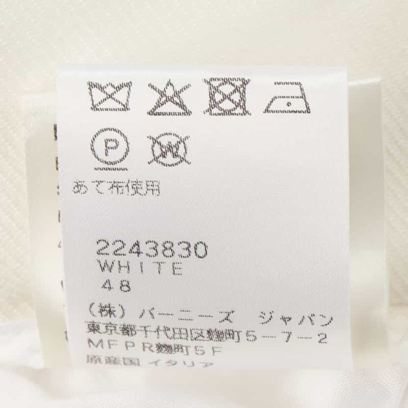 BERNARDO GIUSTI BERNARDO GIUSTI＜ベルナルド ジュスティ＞ バーニーズ　ニューヨーク限定 ストレッチパンツ"SUPERSTRETO" WHITE