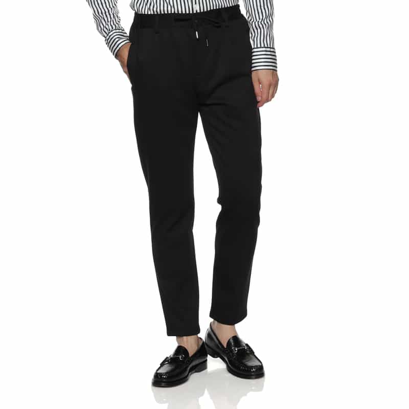 BERNARDO GIUSTI BERNARDO GIUSTI＜ベルナルド ジュスティ＞ バーニーズ　ニューヨーク限定 ストレッチパンツ"SUPERSTRETO" BLACK