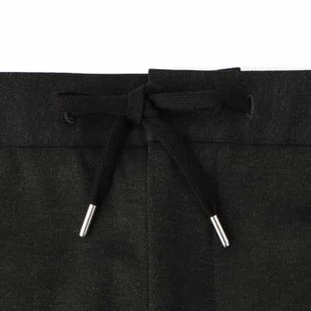 BARNEYS NEW YORK ストレッチパンツ セットアップストレッチストライプ柄ドローストリングパンツ