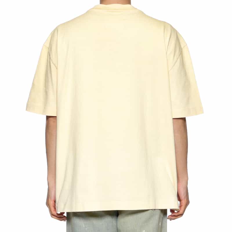 MAISON MARGIELA MAISON MARGLELA＜メゾンマルジェラ＞ ロゴ入りTシャツ LIGHT YELLOW