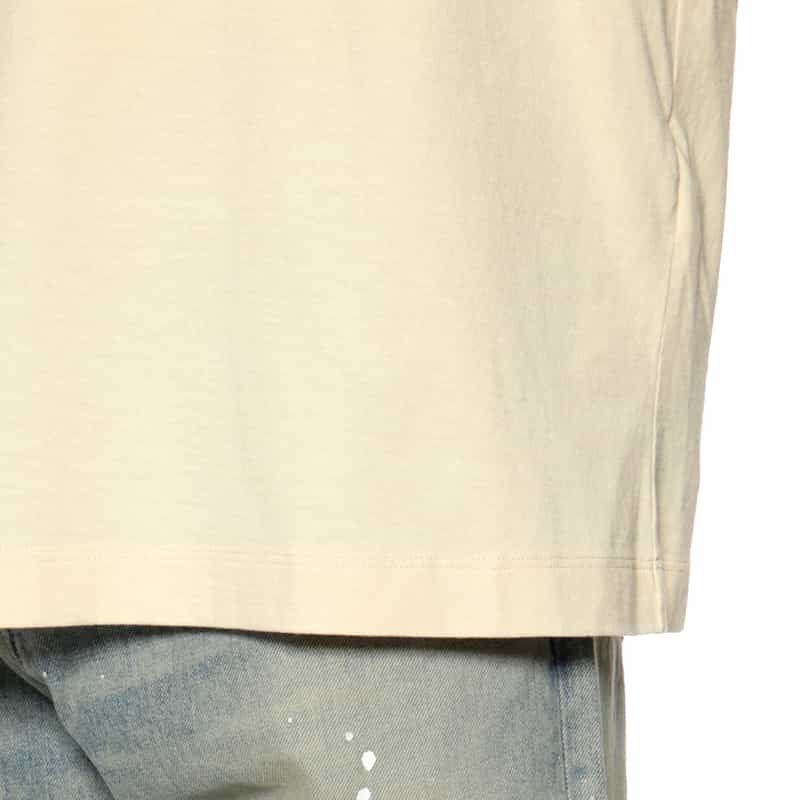 MAISON MARGIELA MAISON MARGLELA＜メゾンマルジェラ＞ ロゴ入りTシャツ LIGHT YELLOW