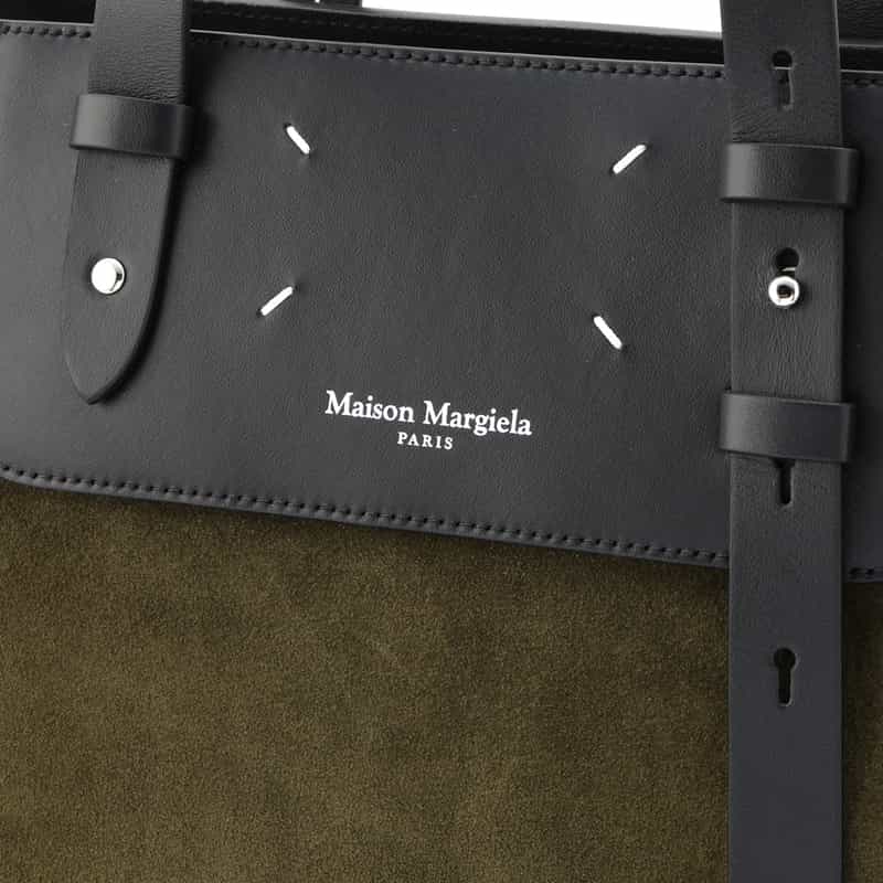 MAISON MARGIELA MAISON MARGLELA＜メゾンマルジェラ＞ スエードトートバッグ KHAKI