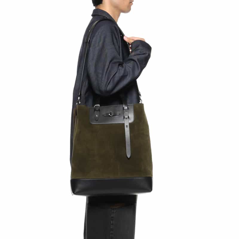 MAISON MARGIELA MAISON MARGLELA＜メゾンマルジェラ＞ スエードトートバッグ KHAKI