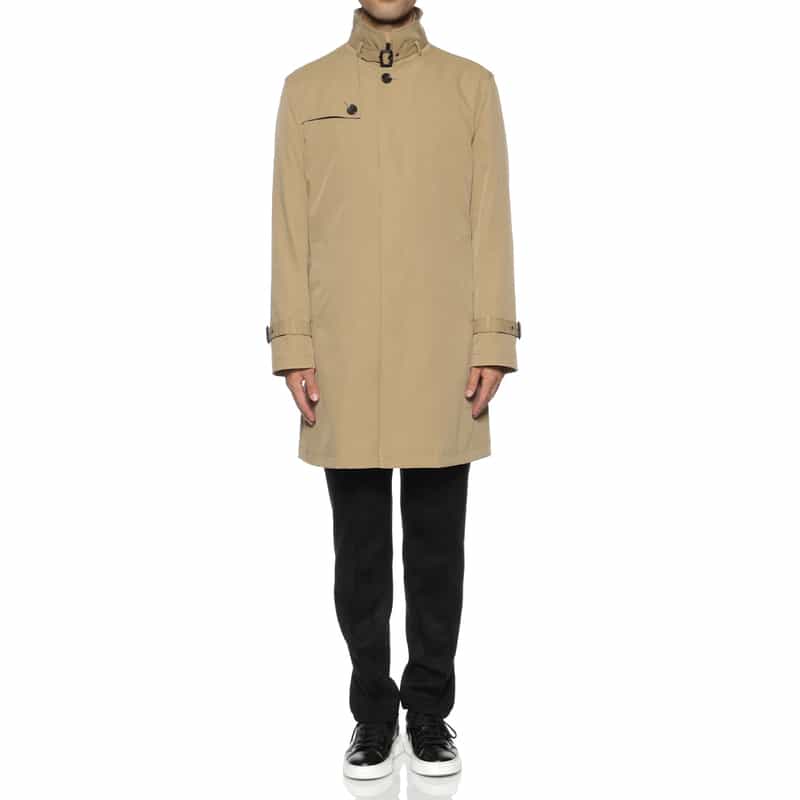 BARNEYS NEW YORK レイヤードライナー付コート BEIGE