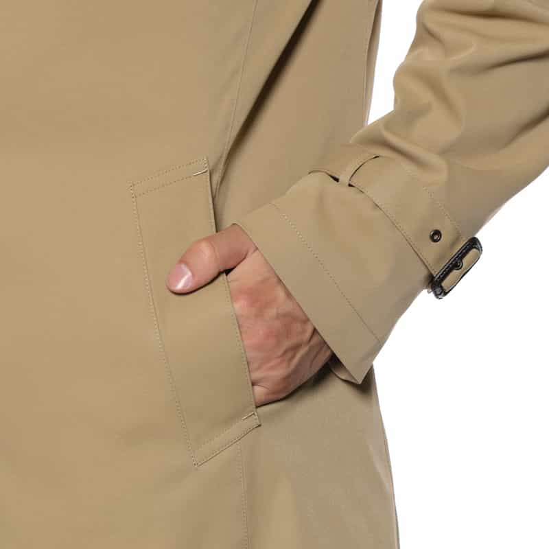 BARNEYS NEW YORK レイヤードライナー付コート BEIGE