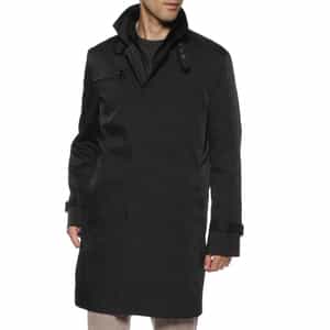 レイヤードライナー付コート