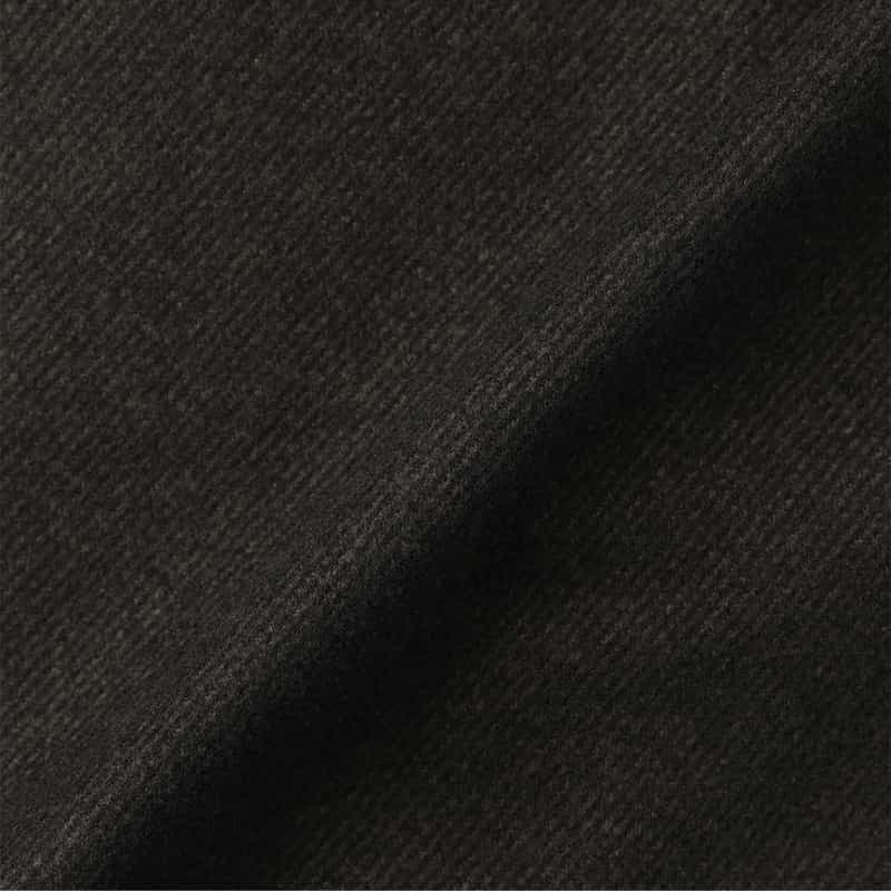 BARNEYS NEW YORK フランネルツイル素材スタンドカラーコート BROWN