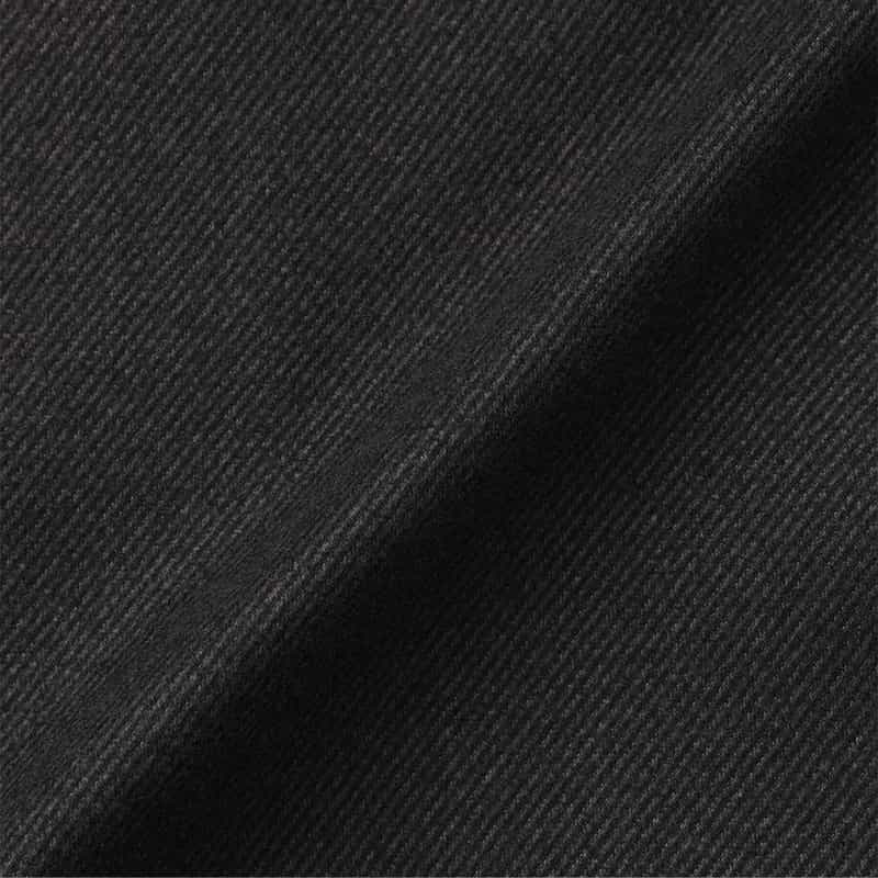 BARNEYS NEW YORK フランネルツイル素材スタンドカラーコート GRAY