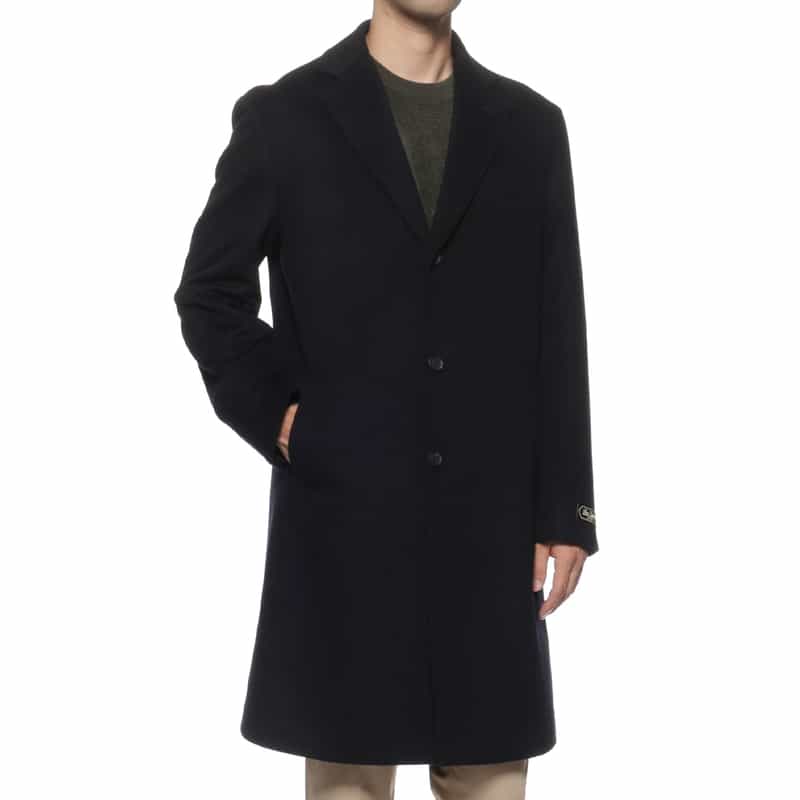 カシミヤ チェスターコート