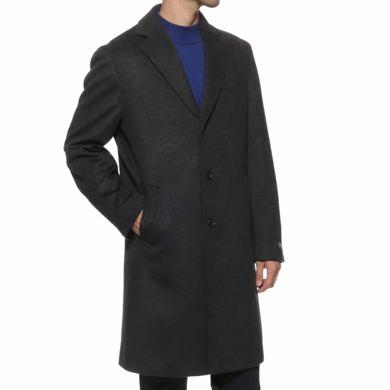 カシミヤ チェスターコート