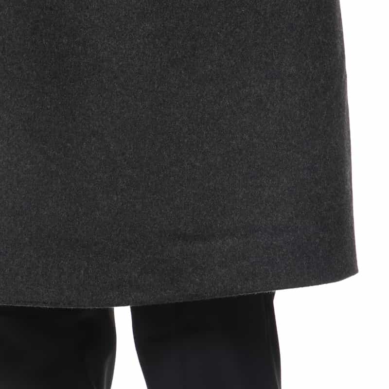 BARNEYS NEW YORK カシミヤ チェスターコート GRAY