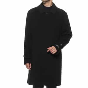 カシミヤ ステンカラーコート