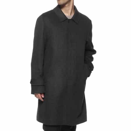 カシミヤ ステンカラーコート