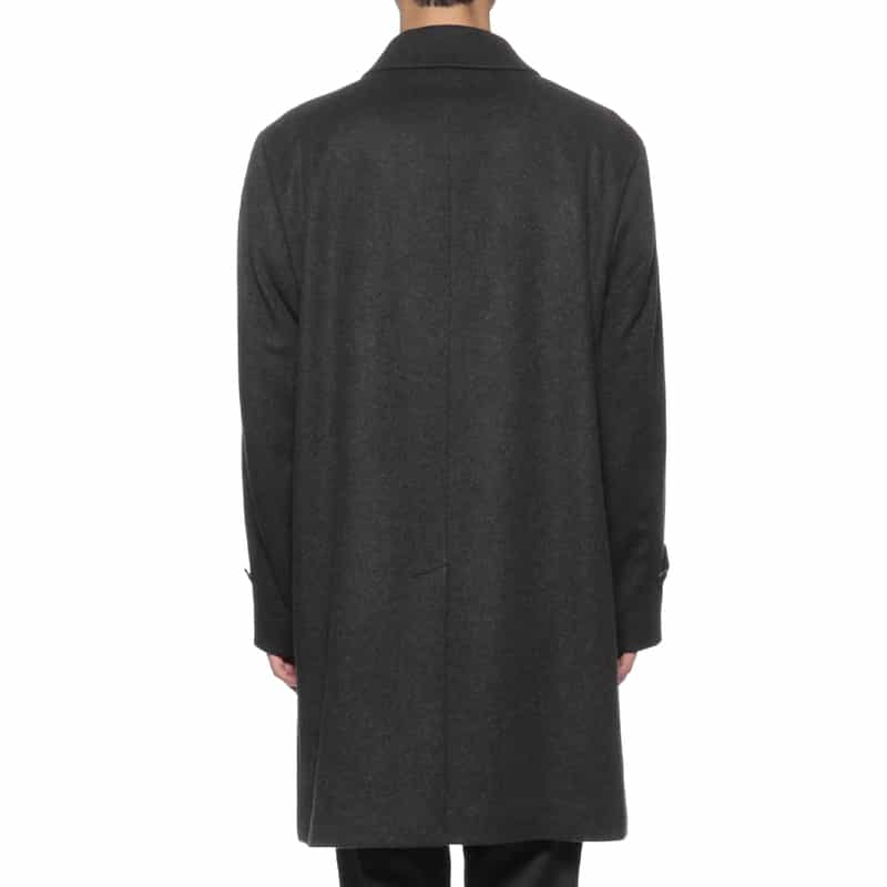 BARNEYS NEW YORK カシミヤ ステンカラーコート GRAY