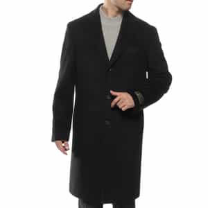 カシミヤ混チェスターコート