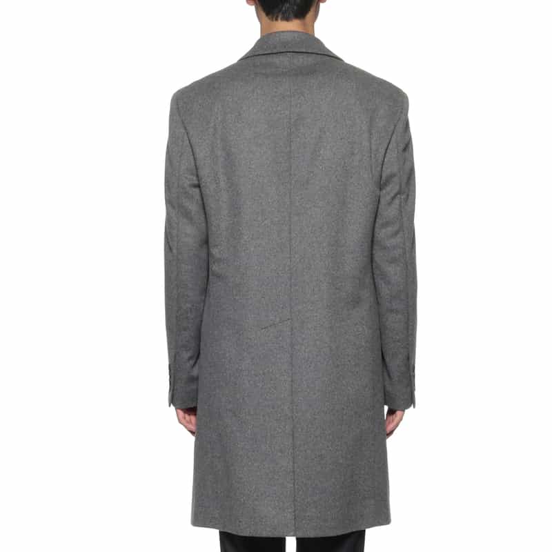 BARNEYS NEW YORK カシミヤ混チェスターコート GRAY