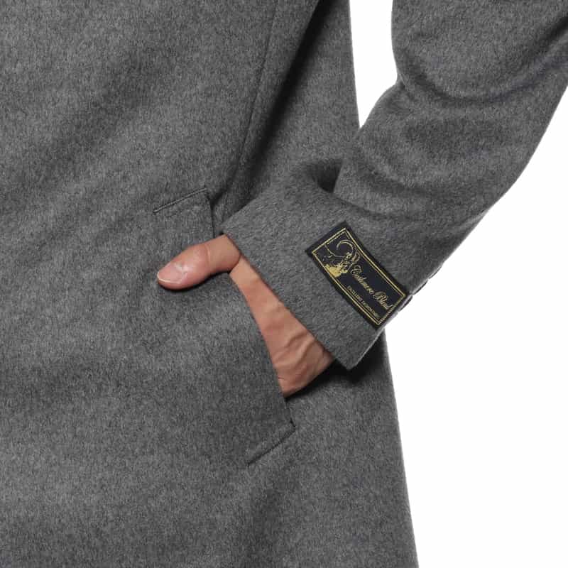 BARNEYS NEW YORK カシミヤ混チェスターコート GRAY