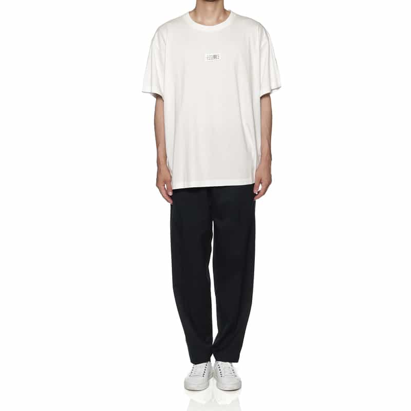 MM6 MAISON MARGIELA MM6 MAISON MARGIELA＜エムエム6 メゾン マルジェラ＞ ロゴ入りTシャツ WHITE