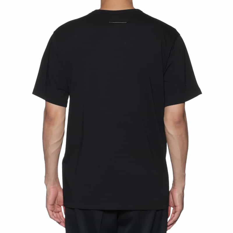 MM6 MAISON MARGIELA MM6 MAISON MARGIELA＜エムエム6 メゾン マルジェラ＞ ロゴ入りTシャツ BLACK