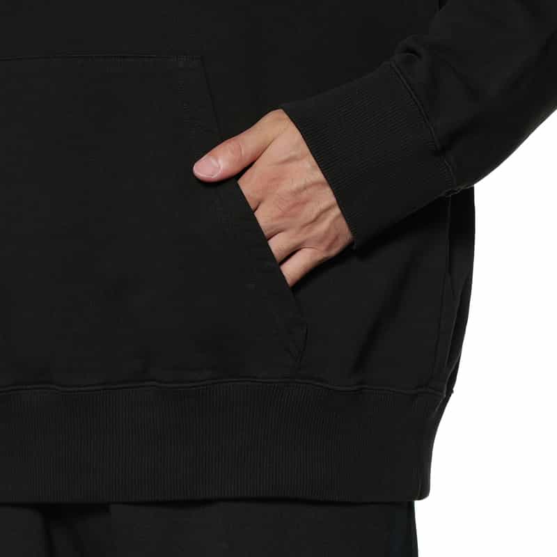 MM6 MAISON MARGIELA MM6 MAISON MARGIELA＜エムエム6 メゾン マルジェラ＞ ロゴ入りスウェットフーディ BLACK