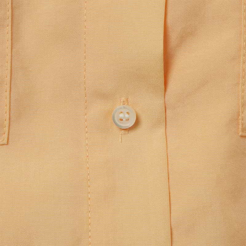 BARNEYS NEW YORK ウォッシャブル ロングスリーブ フレアシャツ YELLOW