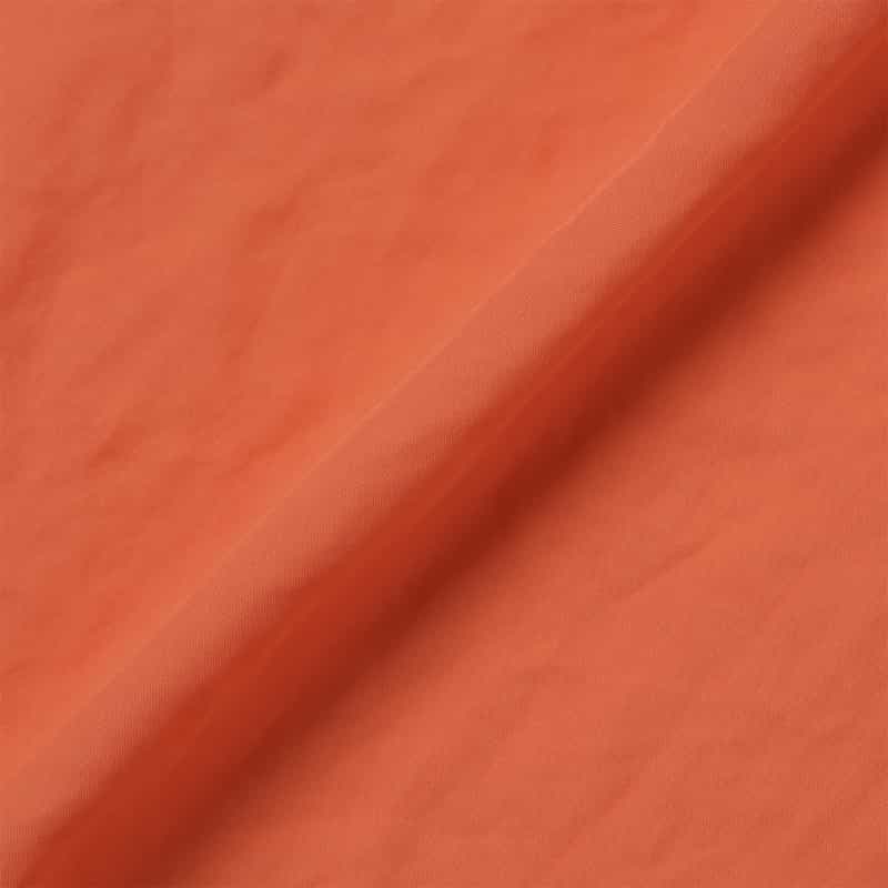 BARNEYS NEW YORK ウォッシャブル ロングスリーブ フレアシャツ ORANGE