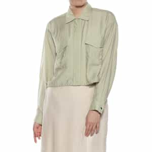 ドローストリングシャツジャケット