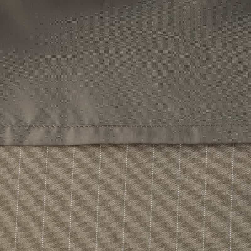 BARNEYS NEW YORK セットアップ サイドプリーツ入りラップスカート BEIGE