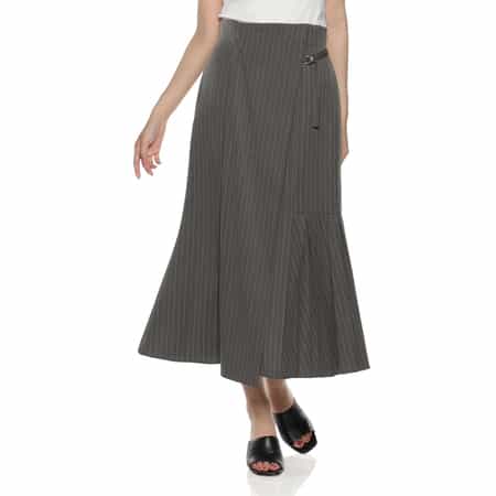サイドプリーツ ナイロンツイルスカート（2235370）｜SACAI
