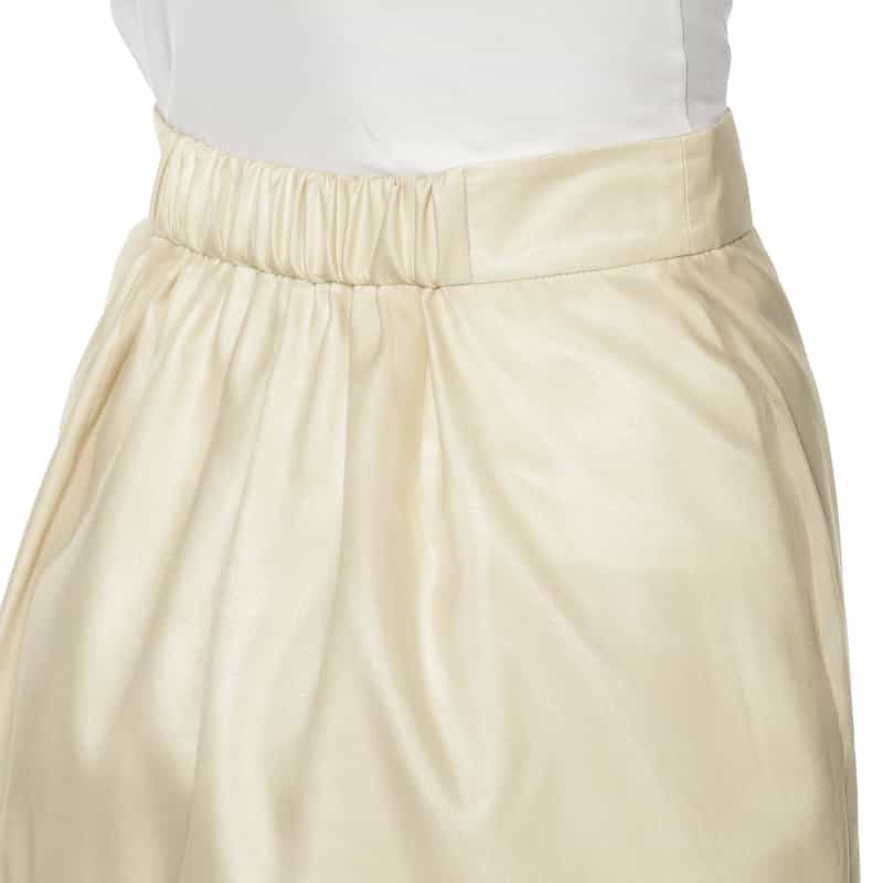 BARNEYS NEW YORK ウォッシャブル シアー素材レイヤードスカート LT BEIGE