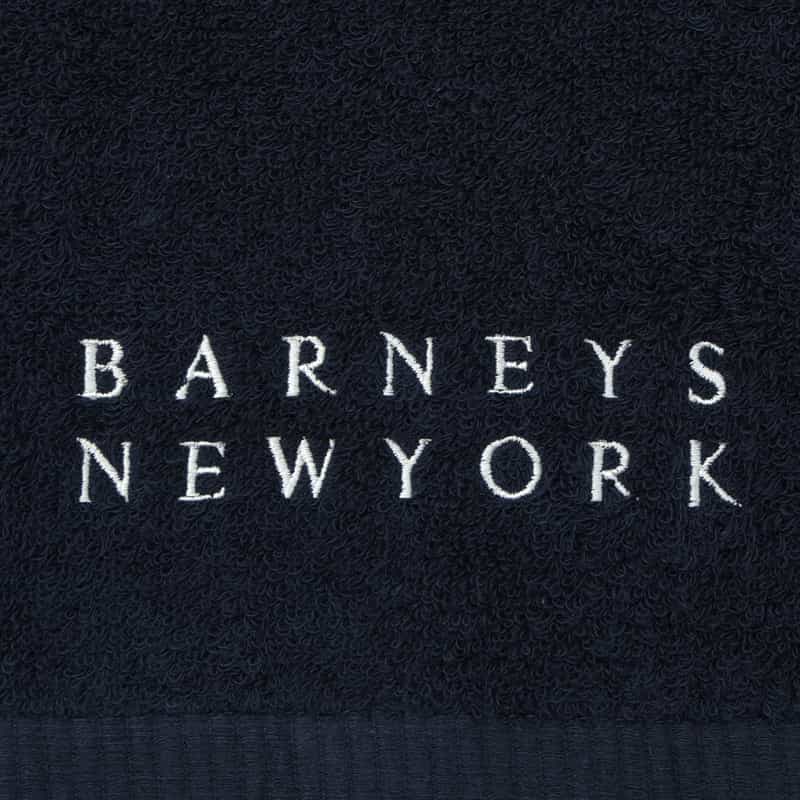 BARNEYS NEW YORK フェイスタオル NAVY