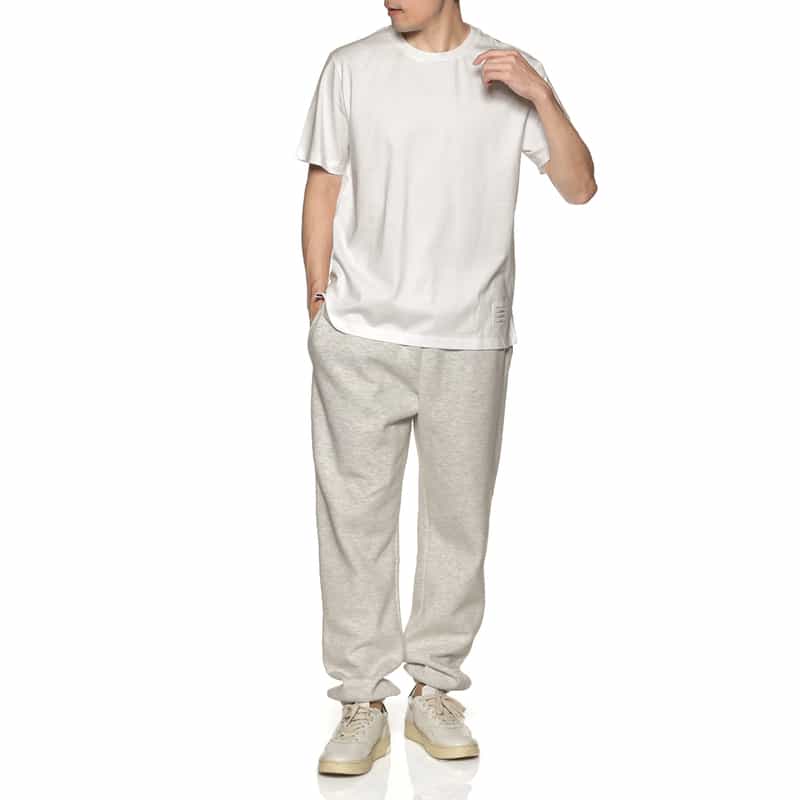 THOM BROWNE THOM BROWNE＜トム ブラウン＞ クルーネックTシャツ WHITE