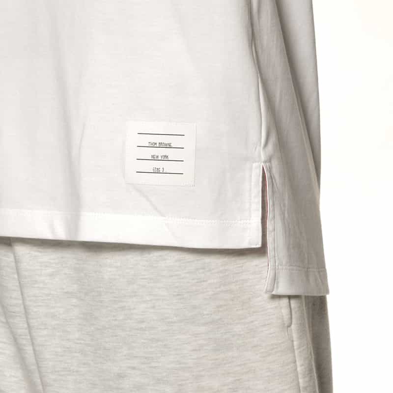 THOM BROWNE THOM BROWNE＜トム ブラウン＞ クルーネックTシャツ WHITE