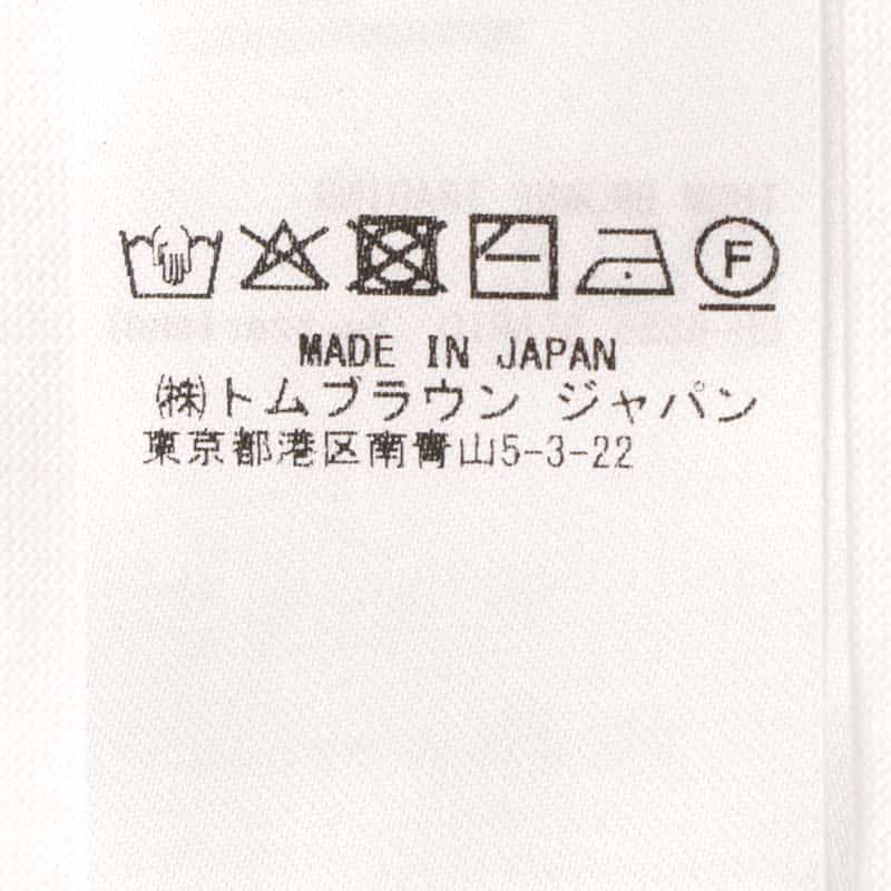 THOM BROWNE THOM BROWNE＜トム ブラウン＞ クルーネックTシャツ WHITE