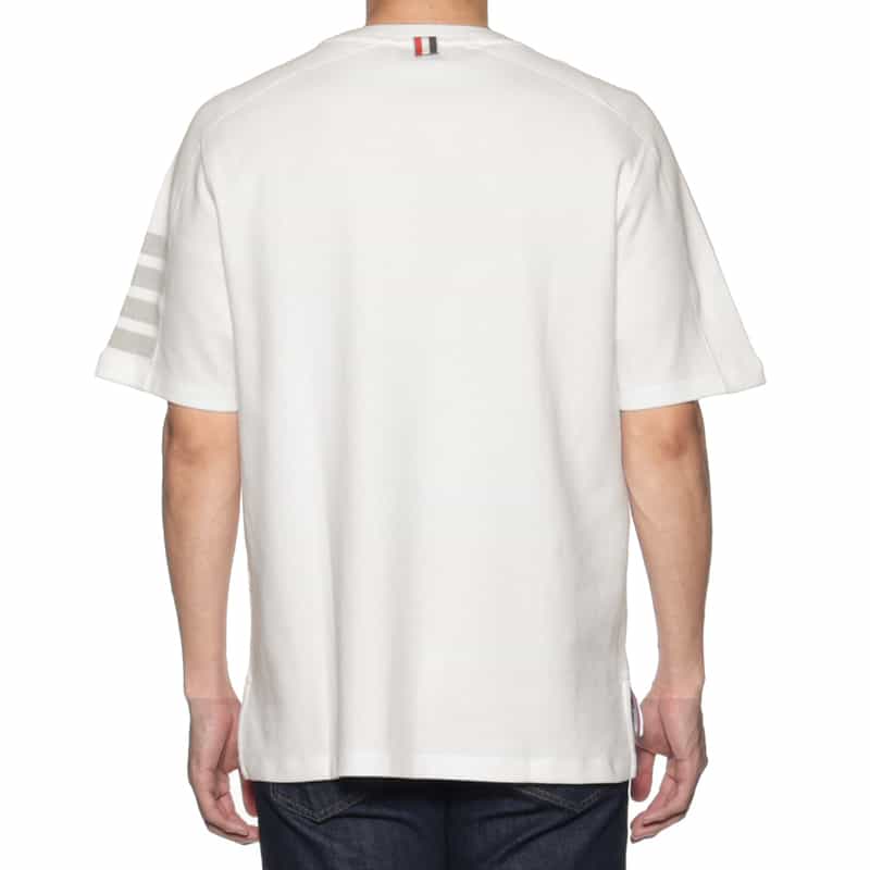 THOM BROWNE THOM BROWNE＜トム ブラウン＞ クルーネックTシャツ WHITE