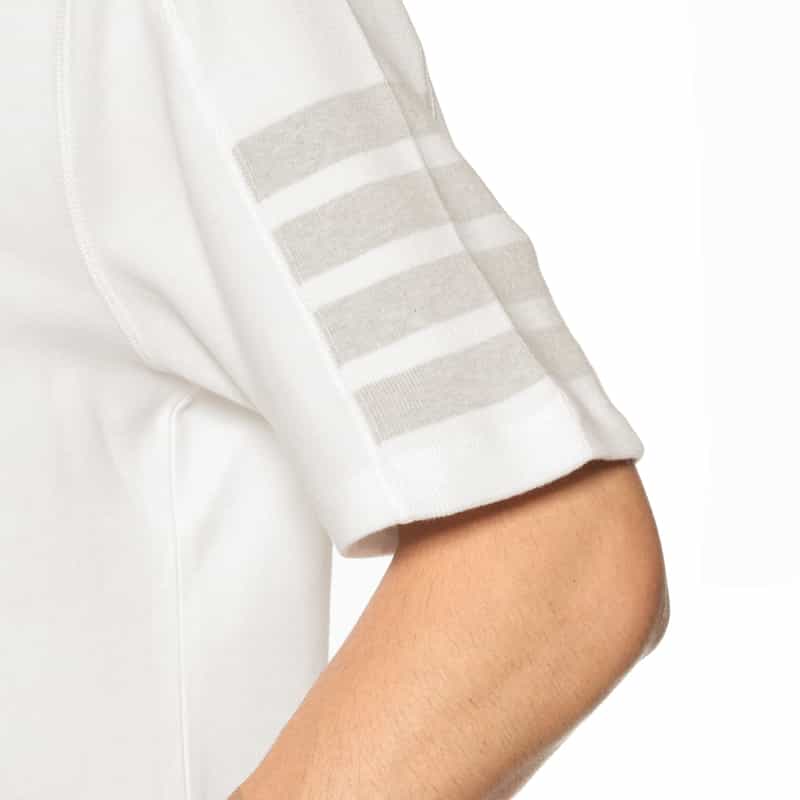 THOM BROWNE THOM BROWNE＜トム ブラウン＞ クルーネックTシャツ WHITE