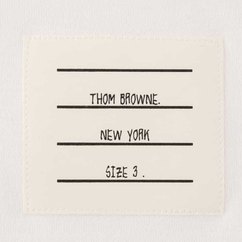 THOM BROWNE THOM BROWNE＜トム ブラウン＞ クルーネックTシャツ WHITE