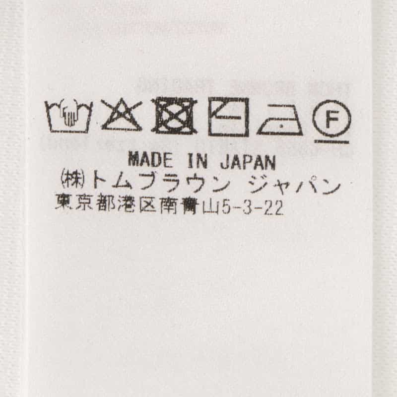 THOM BROWNE THOM BROWNE＜トム ブラウン＞ クルーネックTシャツ WHITE